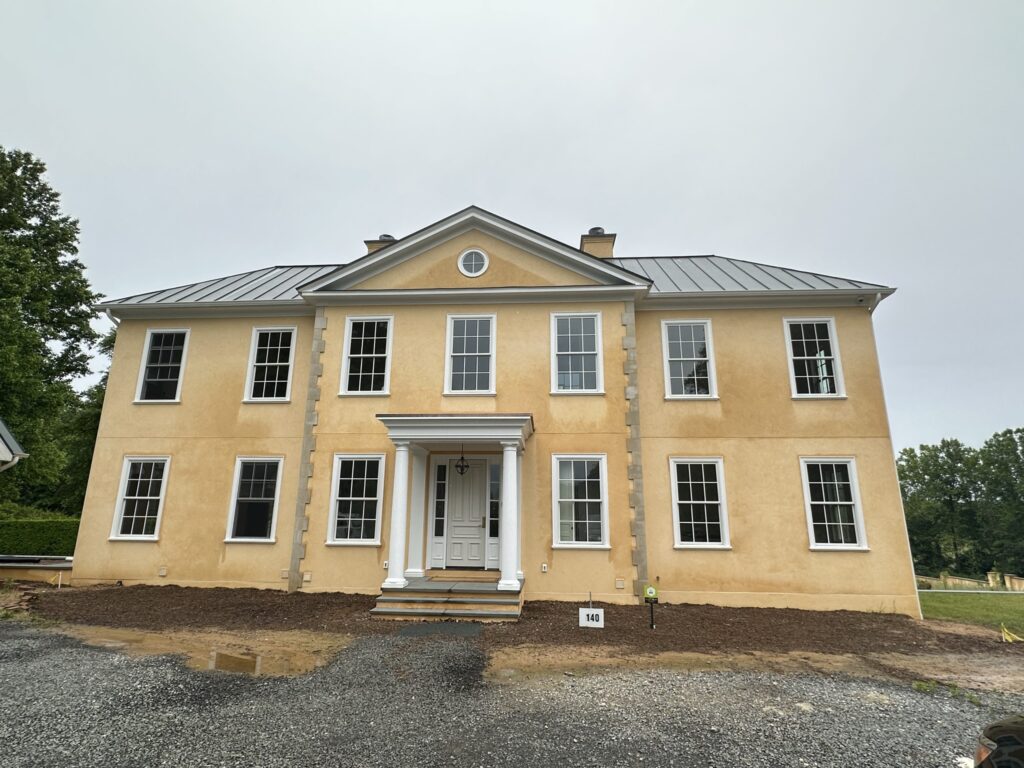 Faux mahogany doors, Middleburg, Virginia